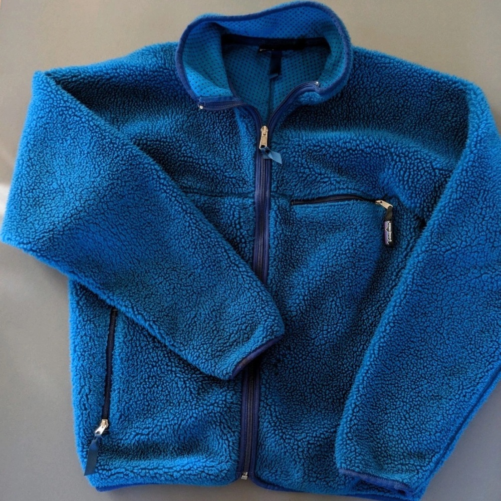 Vintage Patagonia Blue Fleece Jacket